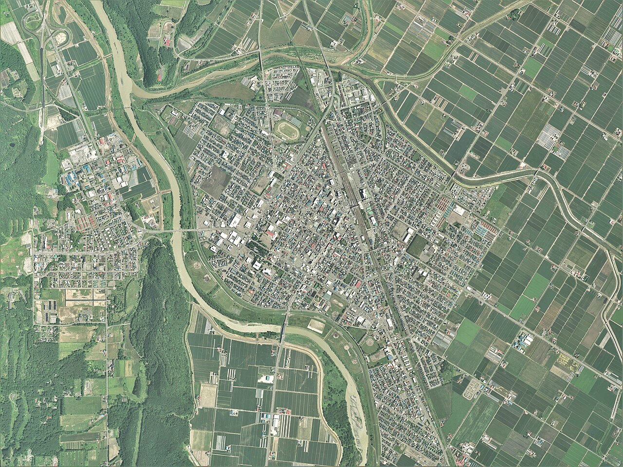 Furano stad Hokkaido