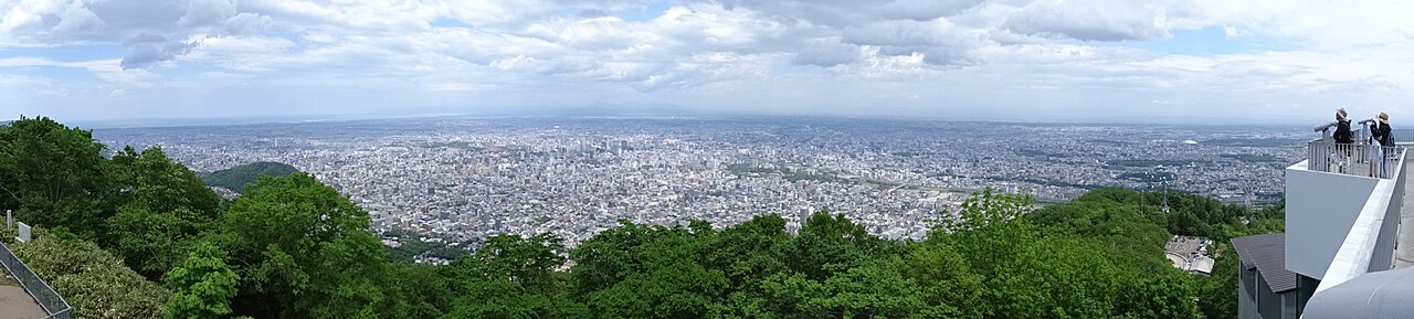 Sapporo panorama from Mount Moiwayama